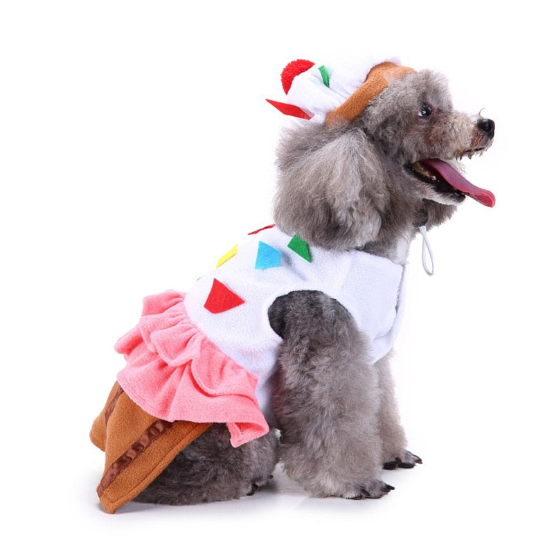 Colorful Party Costume With Geometric Patterns For Your Dogs - Woof Apparel